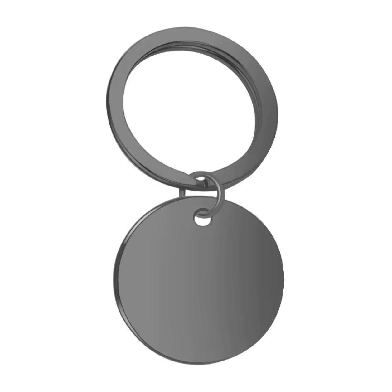 מחזיק מפתחות עיגול עם חריטה אישית